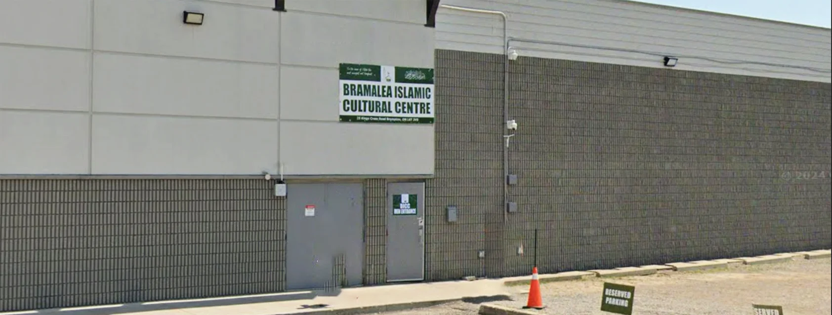Exterior view of Bramalea Islamic Cultural Centre Brampton building